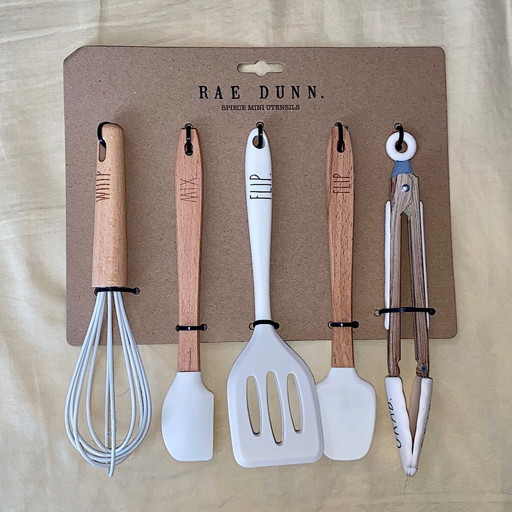 Rae Dunn 5 Piece Mini Utensils NWT